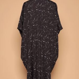 PO - Hanhan Shirt Dress in Black Chalk - Image 4