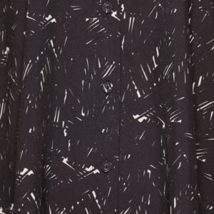 PO - Hanhan Shirt Dress in Black Chalk - Image 7