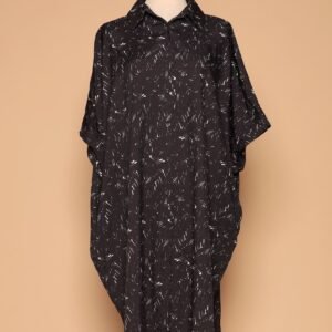PO - Hanhan Shirt Dress in Black Chalk - Image 1
