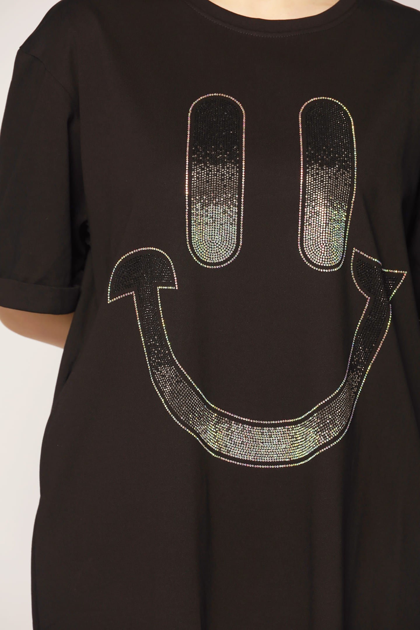 Happy Embellished Dress in Black - Image 7