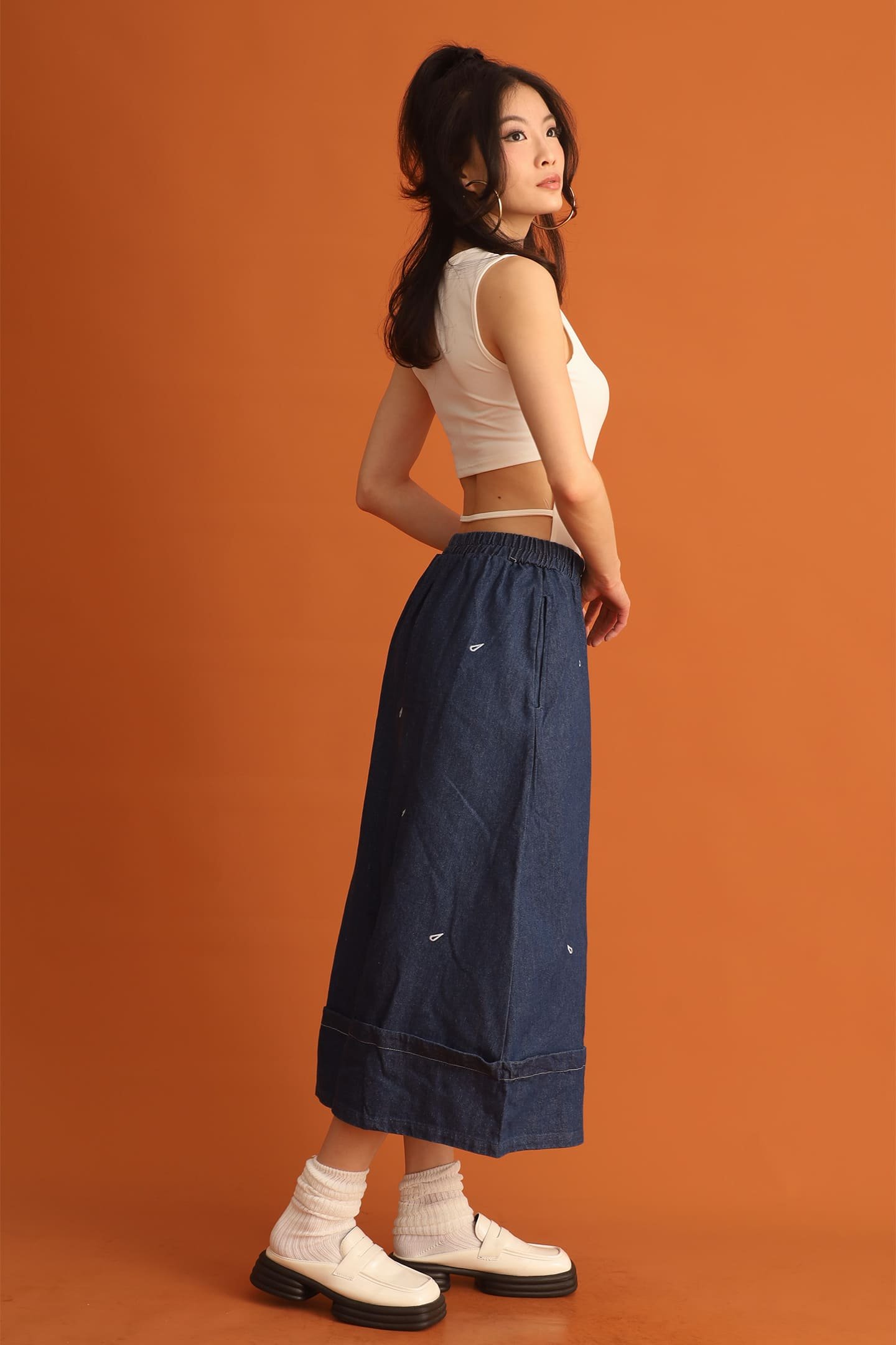 CHOSEN - Jiji Denim Culottes - Image 5