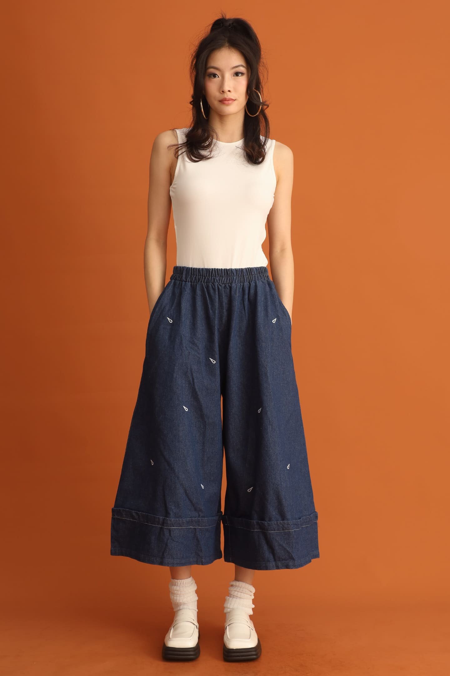 CHOSEN - Jiji Denim Culottes - Image 1
