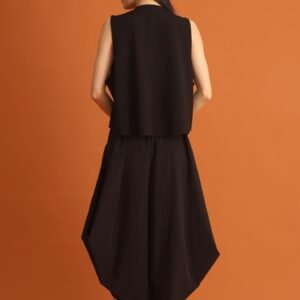CHOSEN - Joo Zipper Vest in Black - Image 7