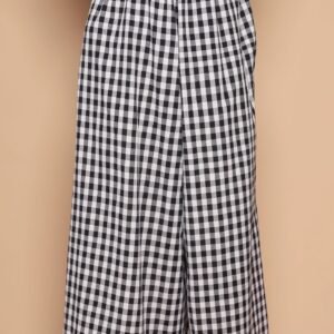 PO - Jun 2 in 1 Top and Checkered Culottes Set - Image 5