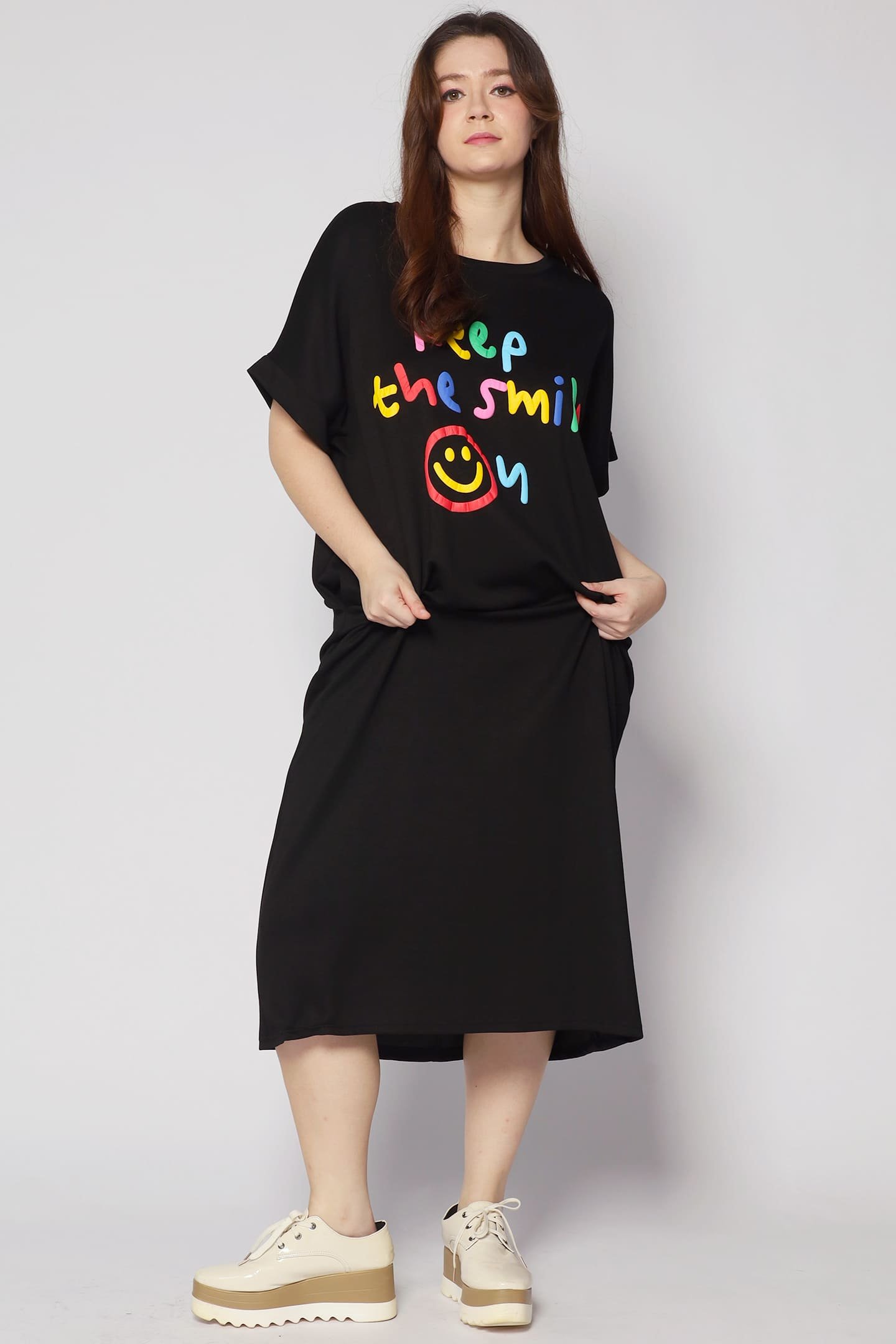 PO - Keep the Smile On Tee Dress - Image 4