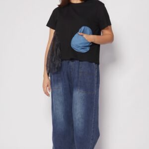 Keke Circles Top in Black - Image 5