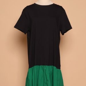 PO - Kyong Colourblock Dress in Green - Image 1