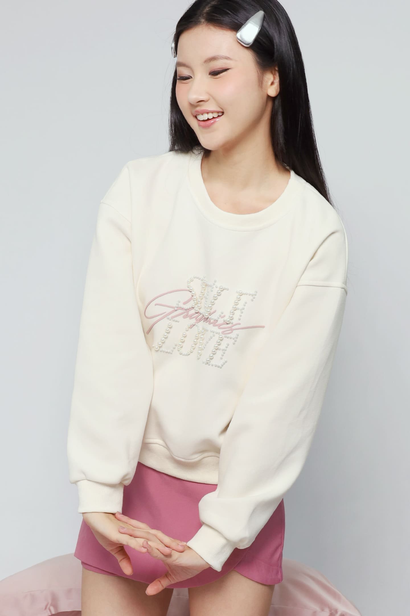 JOY - Love Me Pearl Pullover Top - Image 1
