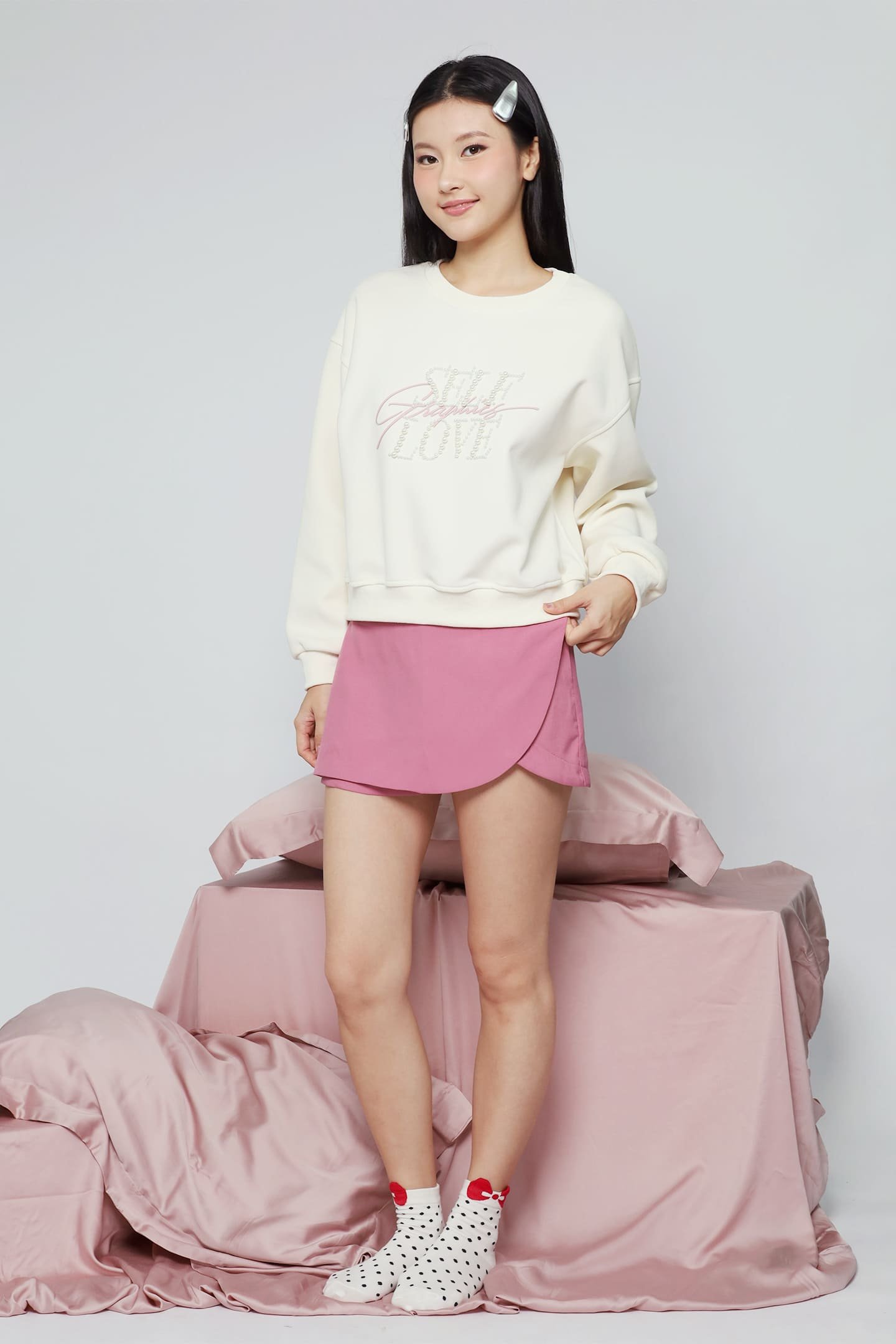 JOY - Love Me Pearl Pullover Top - Image 3