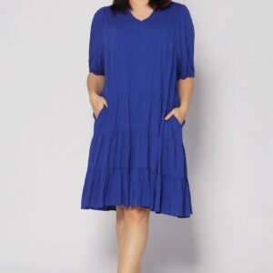 Melbourne Dress in Cobalt Blue - Image 6