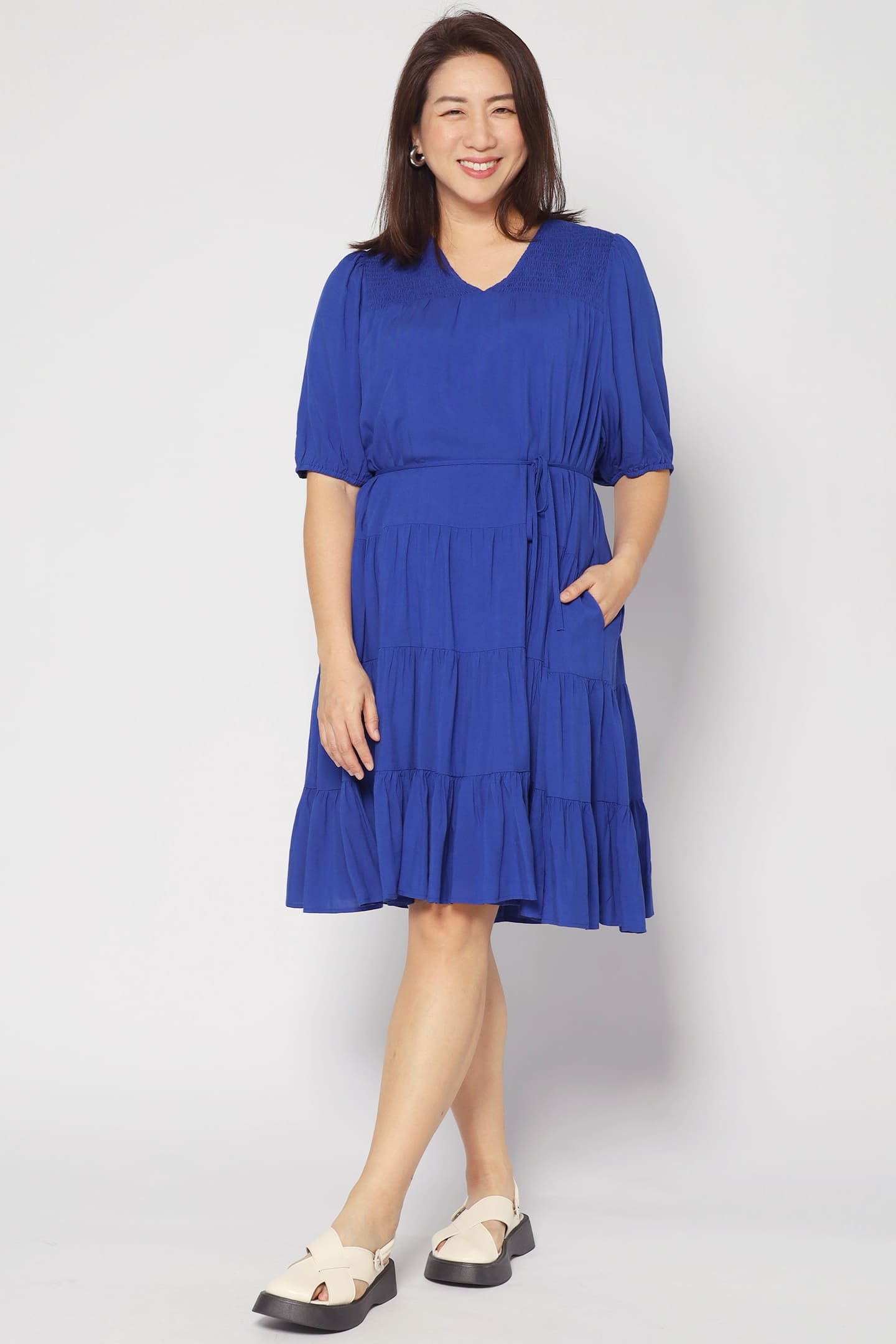 Melbourne Dress in Cobalt Blue - Image 1