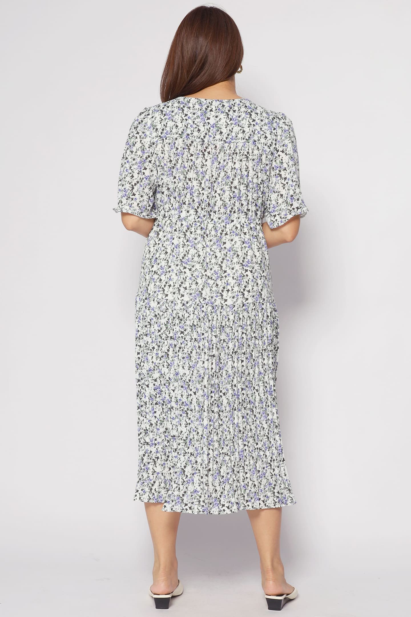 Neese Dress in Blue Field - Image 6