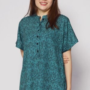 Penn Dress in Green Bonanza - Image 9