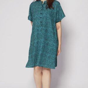 Penn Dress in Green Bonanza - Image 2