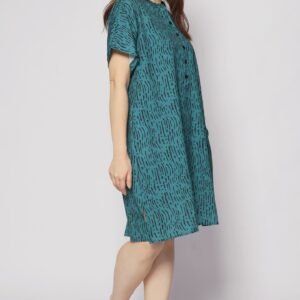 Penn Dress in Green Bonanza - Image 7