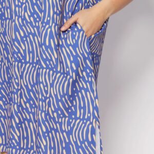 Penn Dress in Yellow Scribbles - Image 11