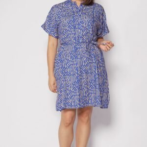 Penn Dress in Yellow Scribbles - Image 4
