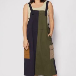 Phoenix Colourblock Pinafore Dress - Image 3
