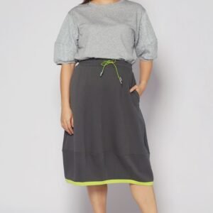 Piper Trimming Skirt in Grey - Image 3