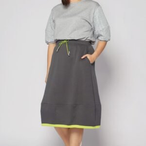 Piper Trimming Skirt in Grey - Image 4
