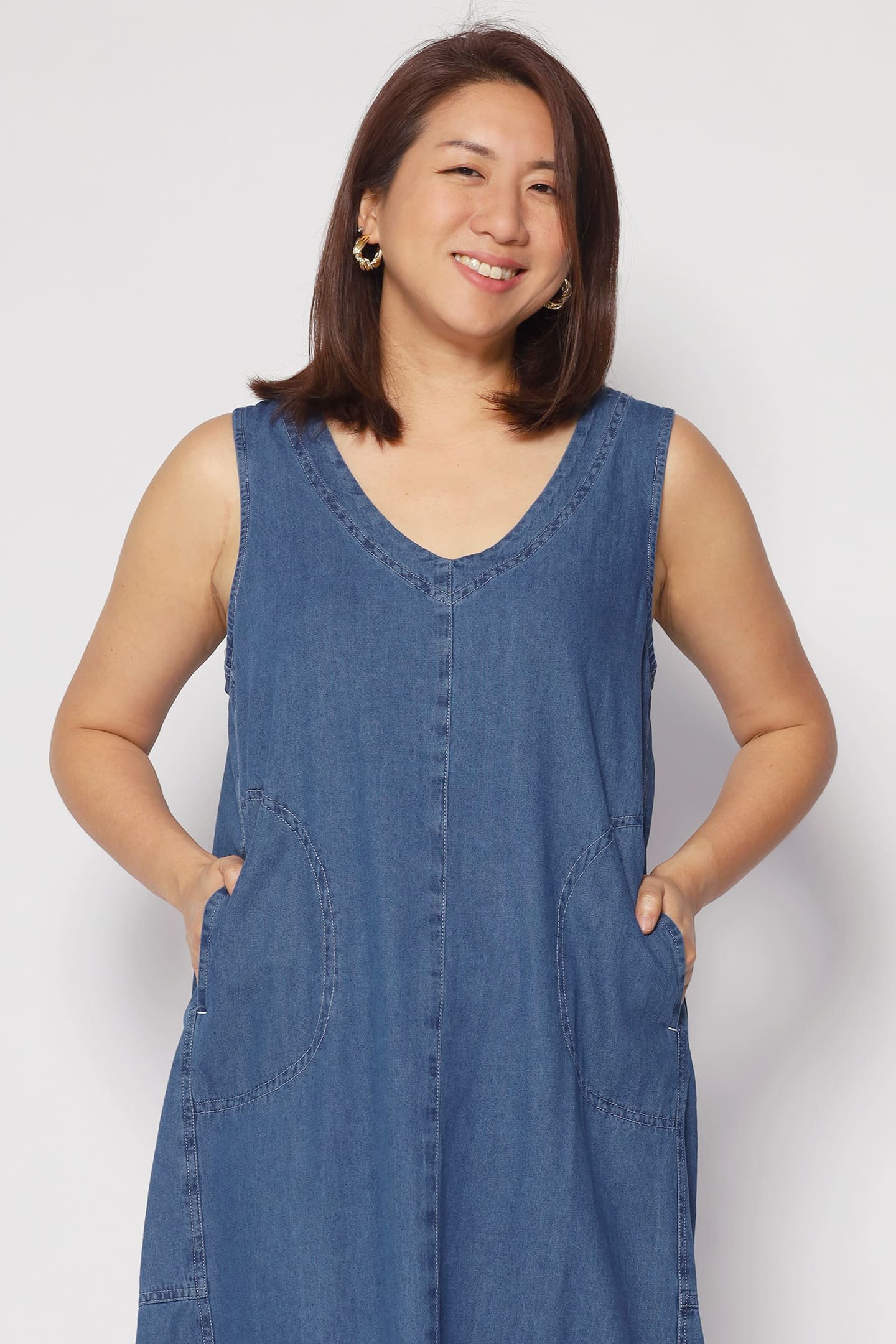 Quincy Denim Dress - Image 3