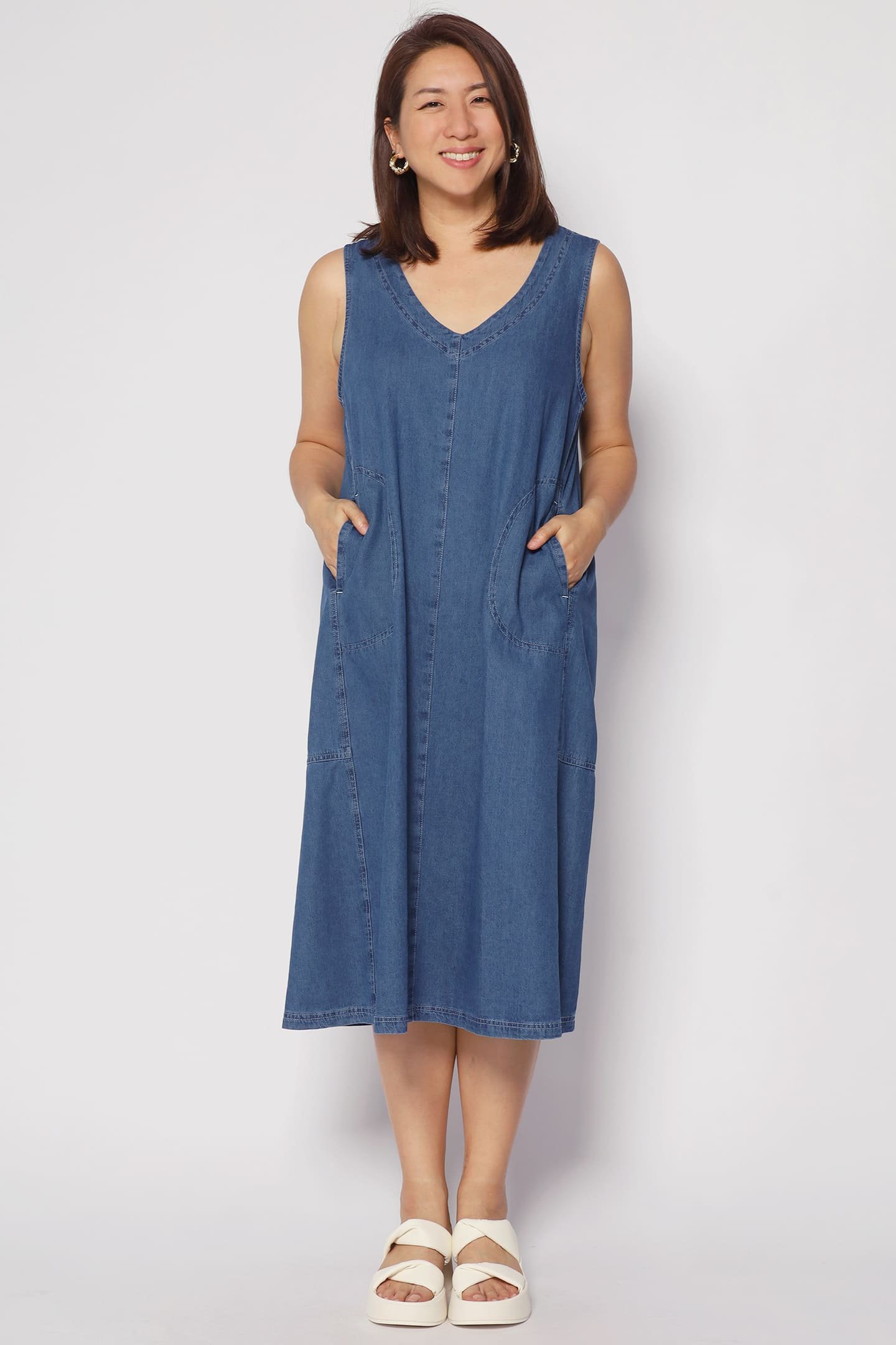 Quincy Denim Dress - Image 1