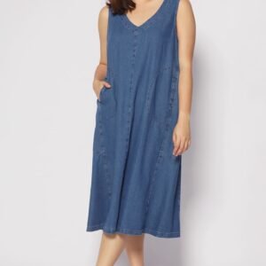 Quincy Denim Dress - Image 4