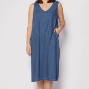 Quincy Denim Dress - Image 5