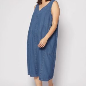 Quincy Denim Dress - Image 6