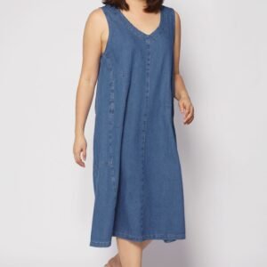 Quincy Denim Dress - Image 2