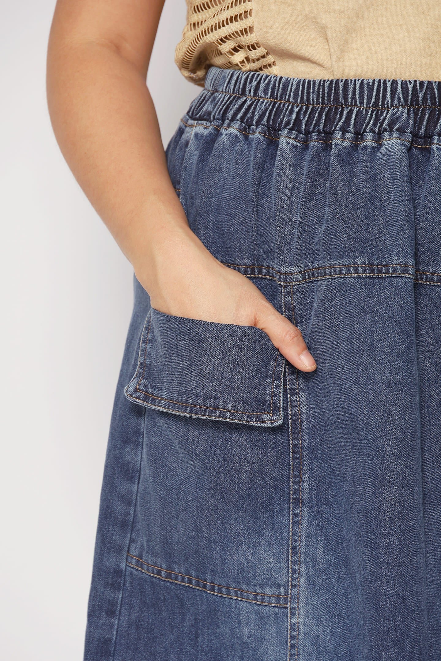 Backorders Quint Pocket Denim Skirt - Image 8