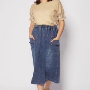 Backorders Quint Pocket Denim Skirt - Image 1