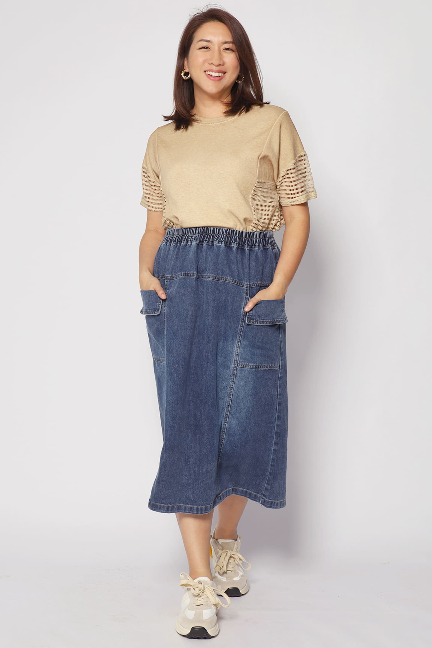 Backorders Quint Pocket Denim Skirt - Image 1