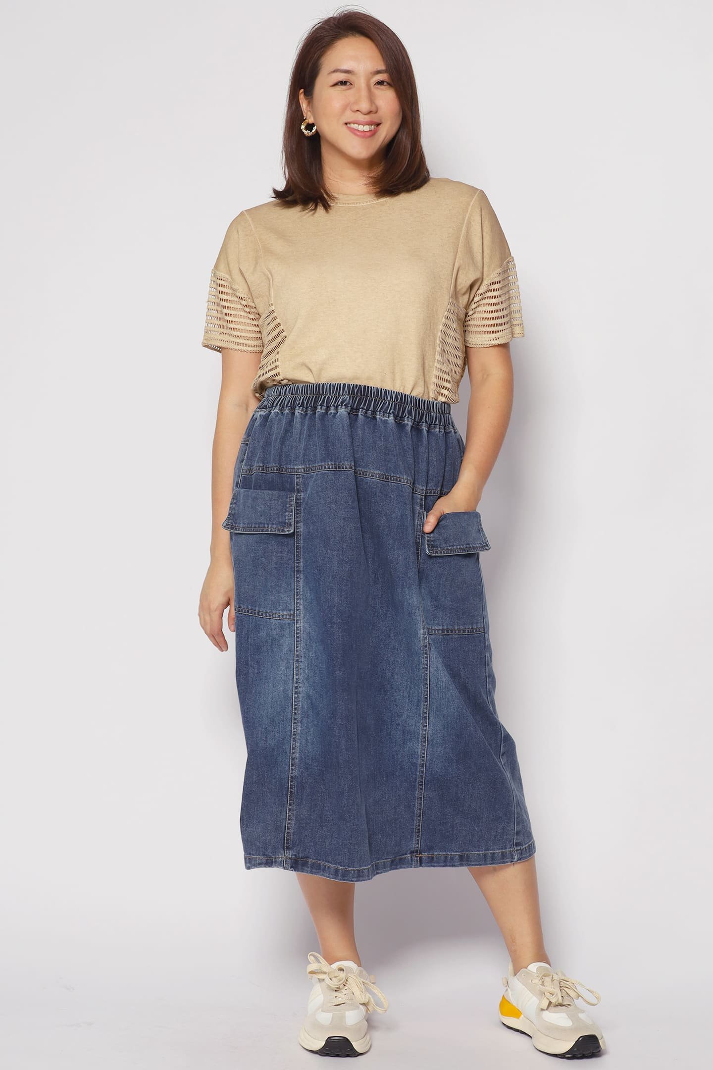 Backorders Quint Pocket Denim Skirt - Image 3