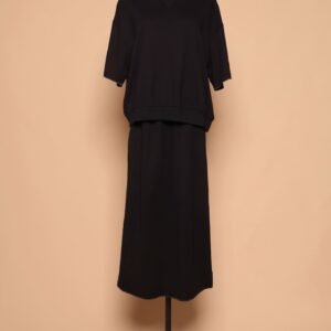 PO - Rocco 2 in 1 Top and Skirt Set in Black - Image 4