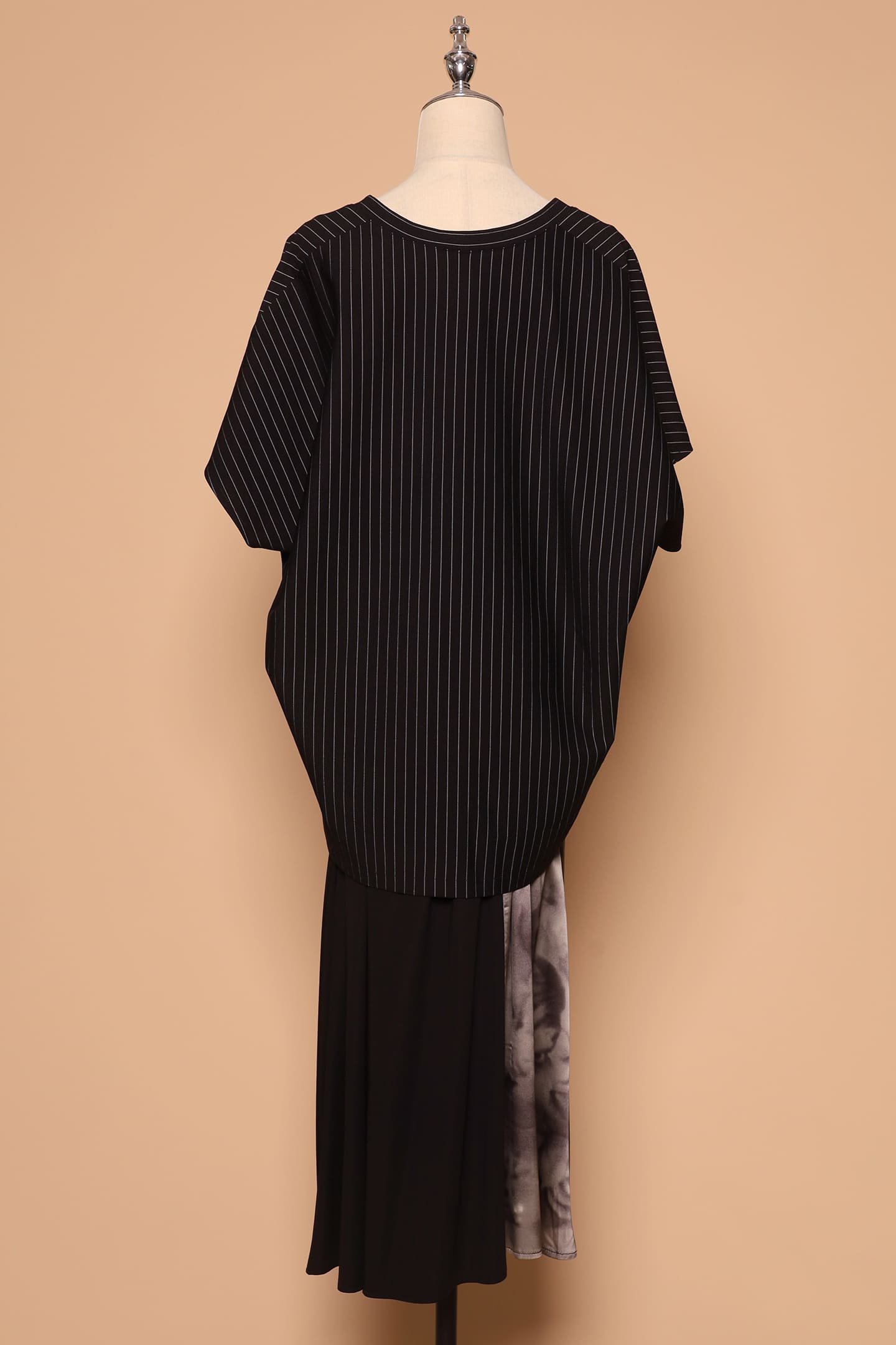 PO - Ryanne Zipper Jacket in Black Stripes - Image 6