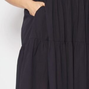 Sab Ruched Dress in Black - Image 10