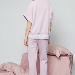 JOY - Saranghae 2 in 1 Top and Pants Set in Lilac Purple - Image 10