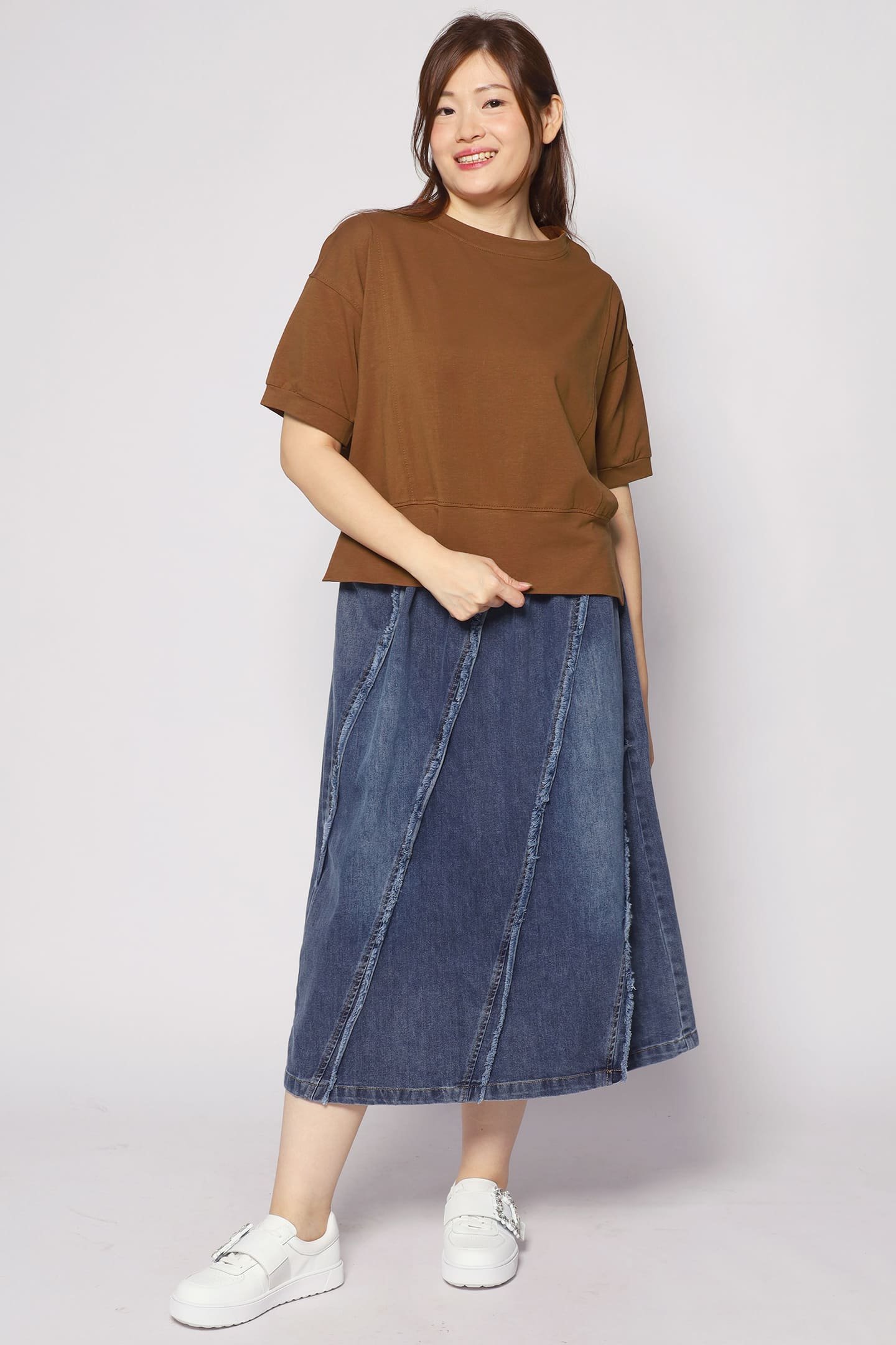 Siya Top in Brown - Image 1