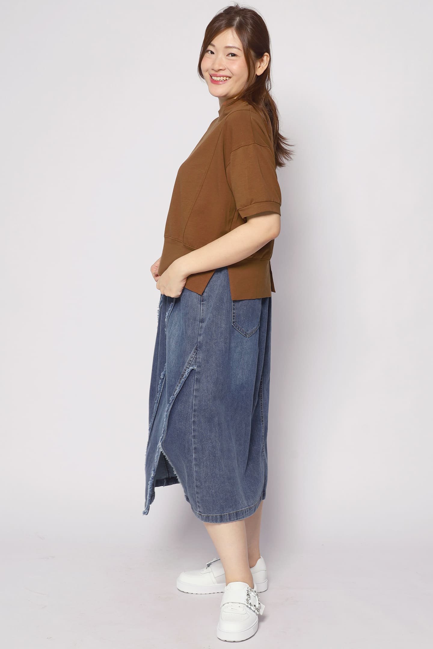 Siya Top in Brown - Image 4