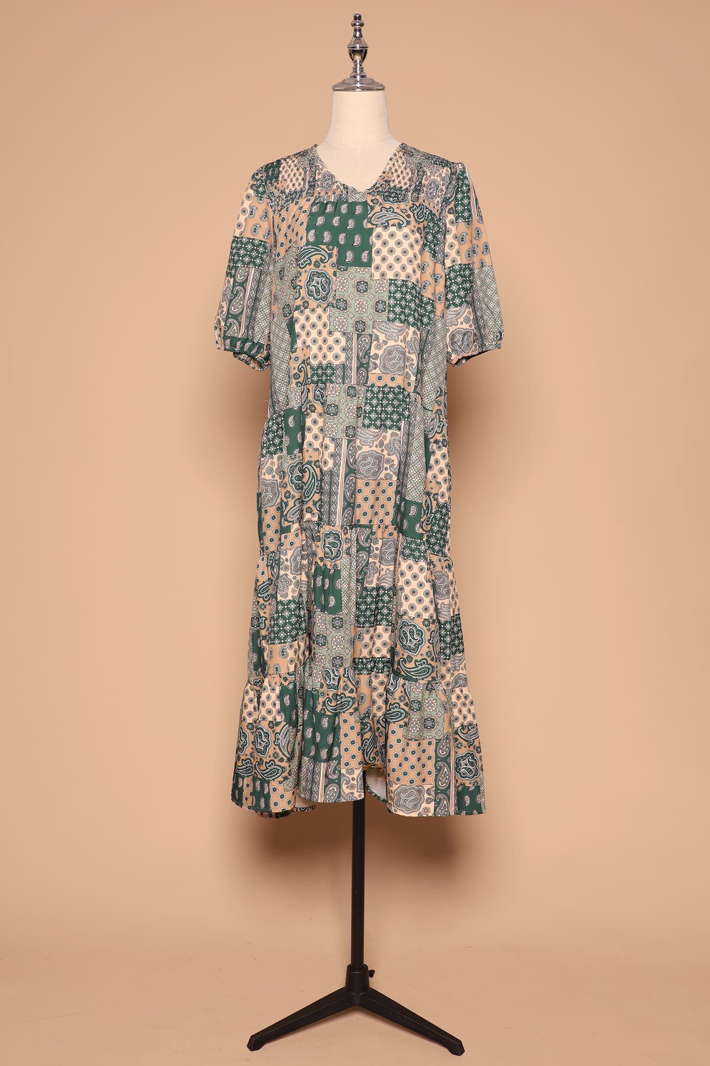 PO - Sydney Dress in Green Paisley - Image 8