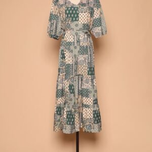 PO - Sydney Dress in Green Paisley - Image 5