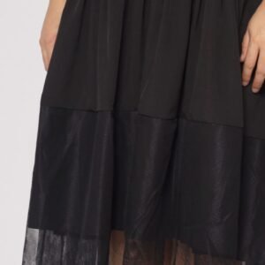 Valerie Netted Dress in Black - Image 9