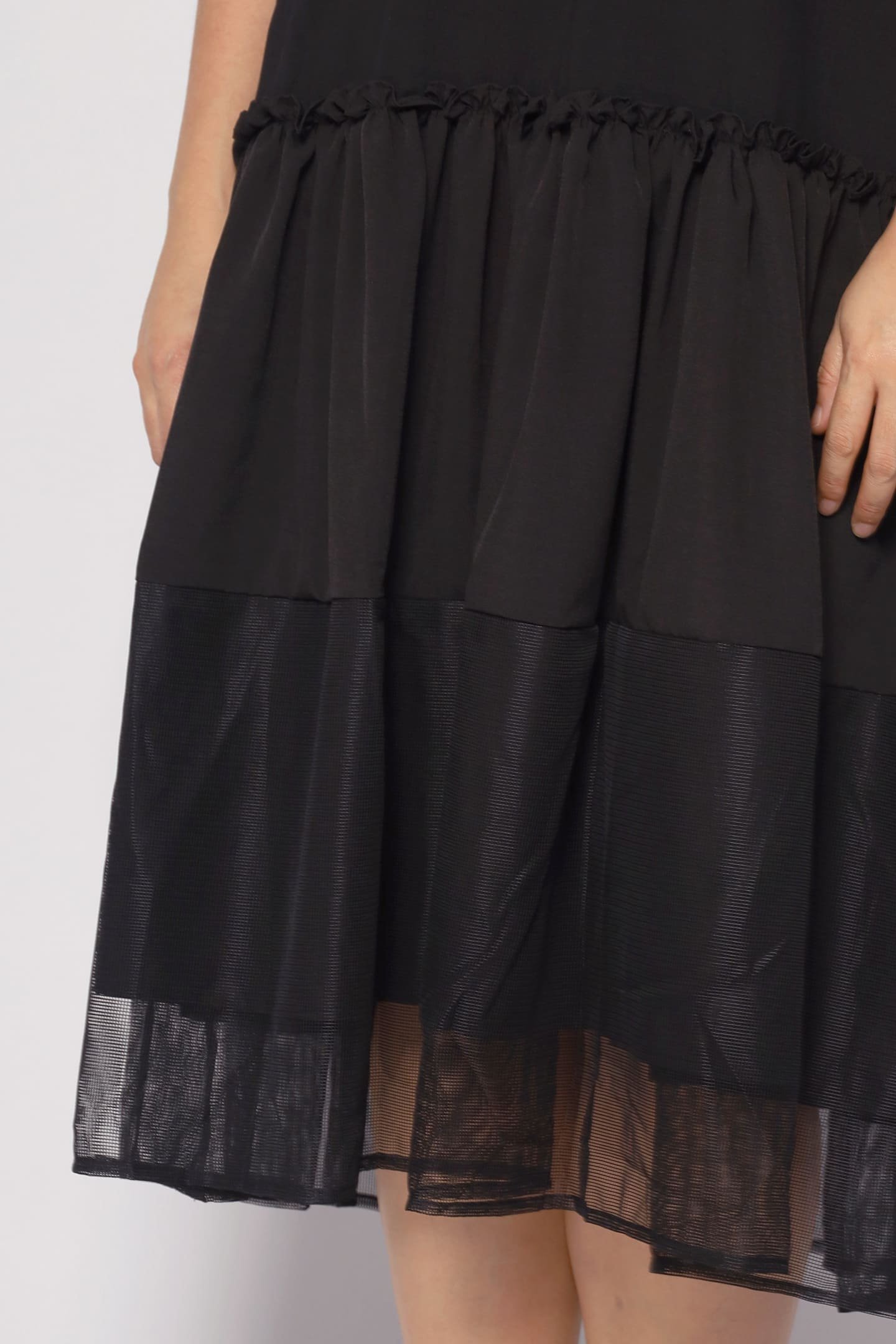 Valerie Netted Dress in Black - Image 9