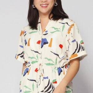 Vedette Dress in Crayola Strokes - Image 3
