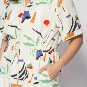 Vedette Dress in Crayola Strokes - Image 4