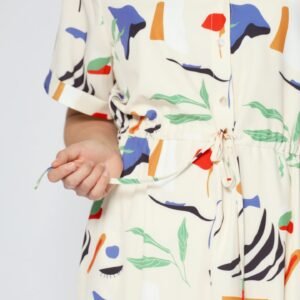Vedette Dress in Crayola Strokes - Image 10