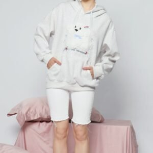 JOY - Xiao Gou Gou Hoodie Pullover Top - Image 5