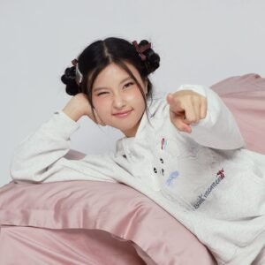 JOY - Xiao Gou Gou Hoodie Pullover Top - Image 2