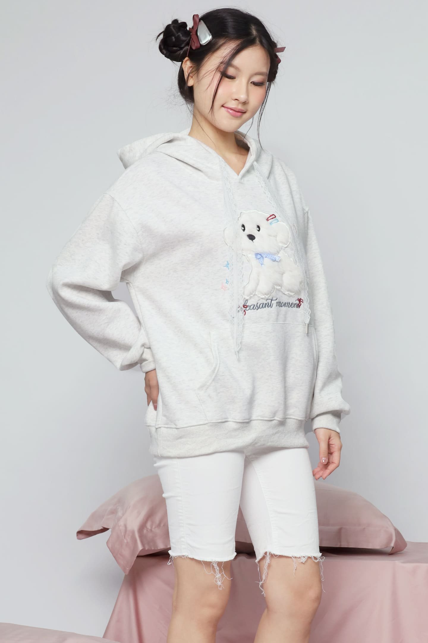 JOY - Xiao Gou Gou Hoodie Pullover Top - Image 8